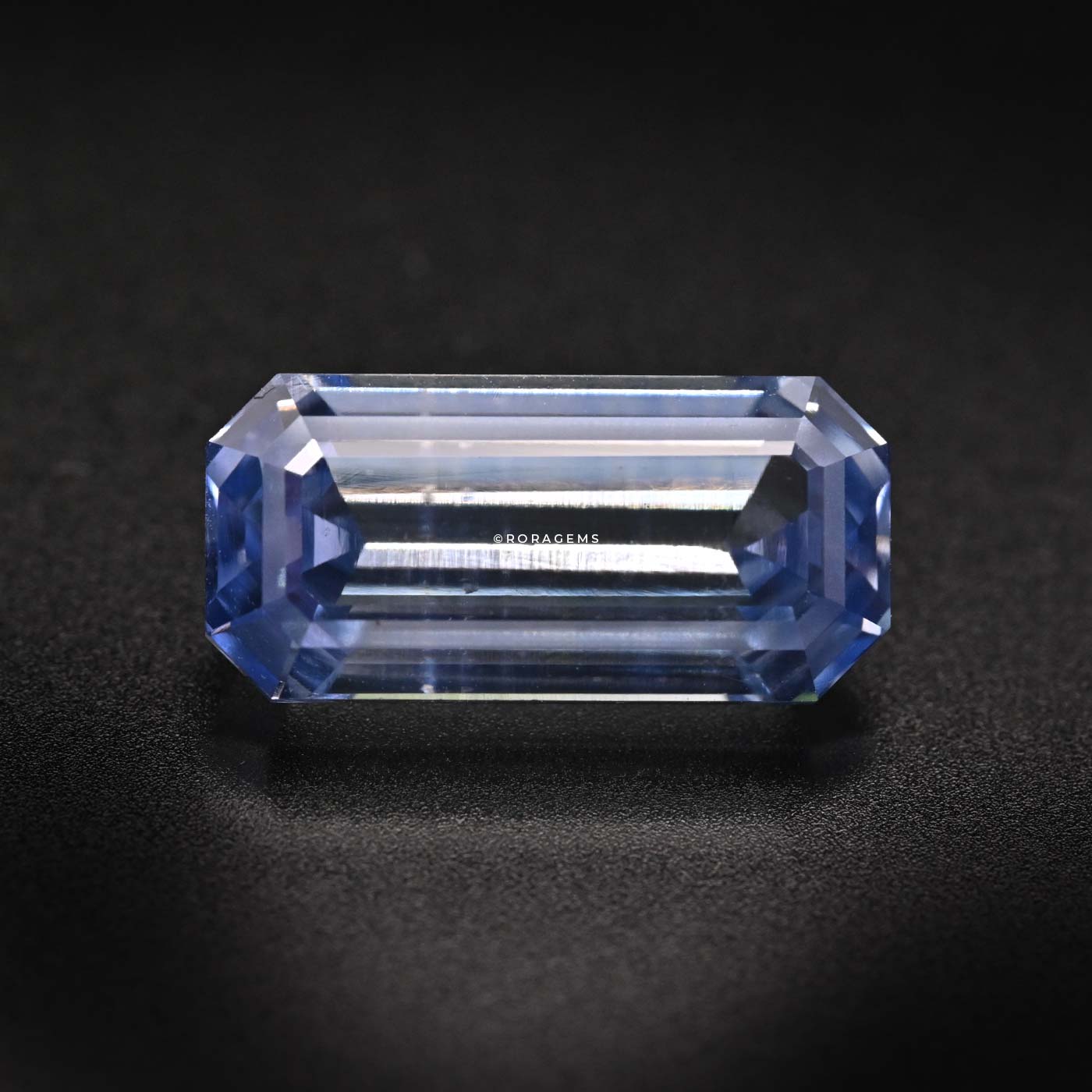 5 ct natural blue sapphire in octagonal step cut and rectangular step cut for astrology
