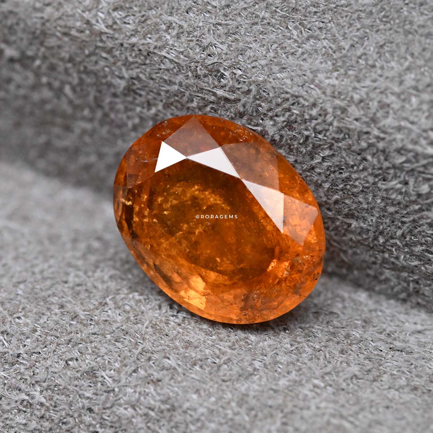 Ceylon Orange Garnet ගෝමේද ජ්යොතිෂ ගල් gemstone suitable for astrology jewellery