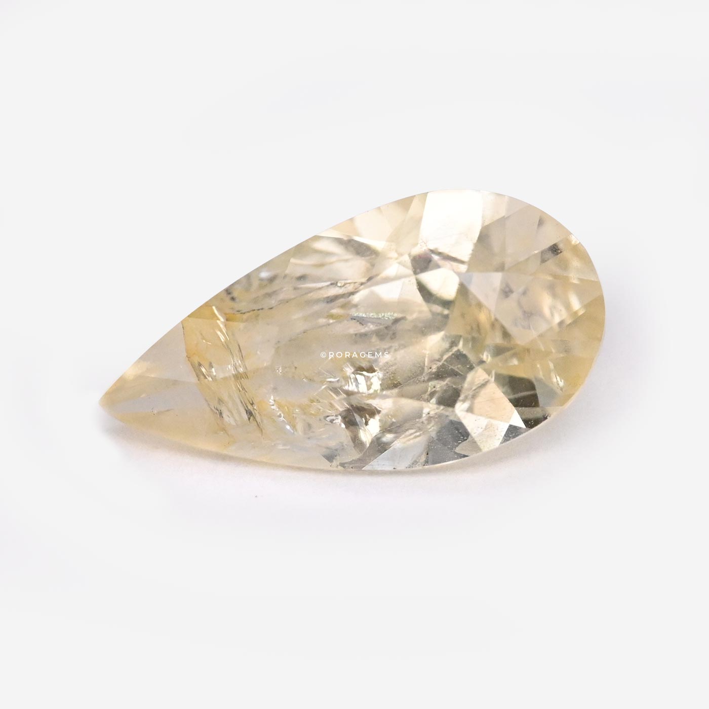 natural pear shape yellow sapphire ceylon pukhraj gemstone sri lanka untreated yellow sapphire for sale online