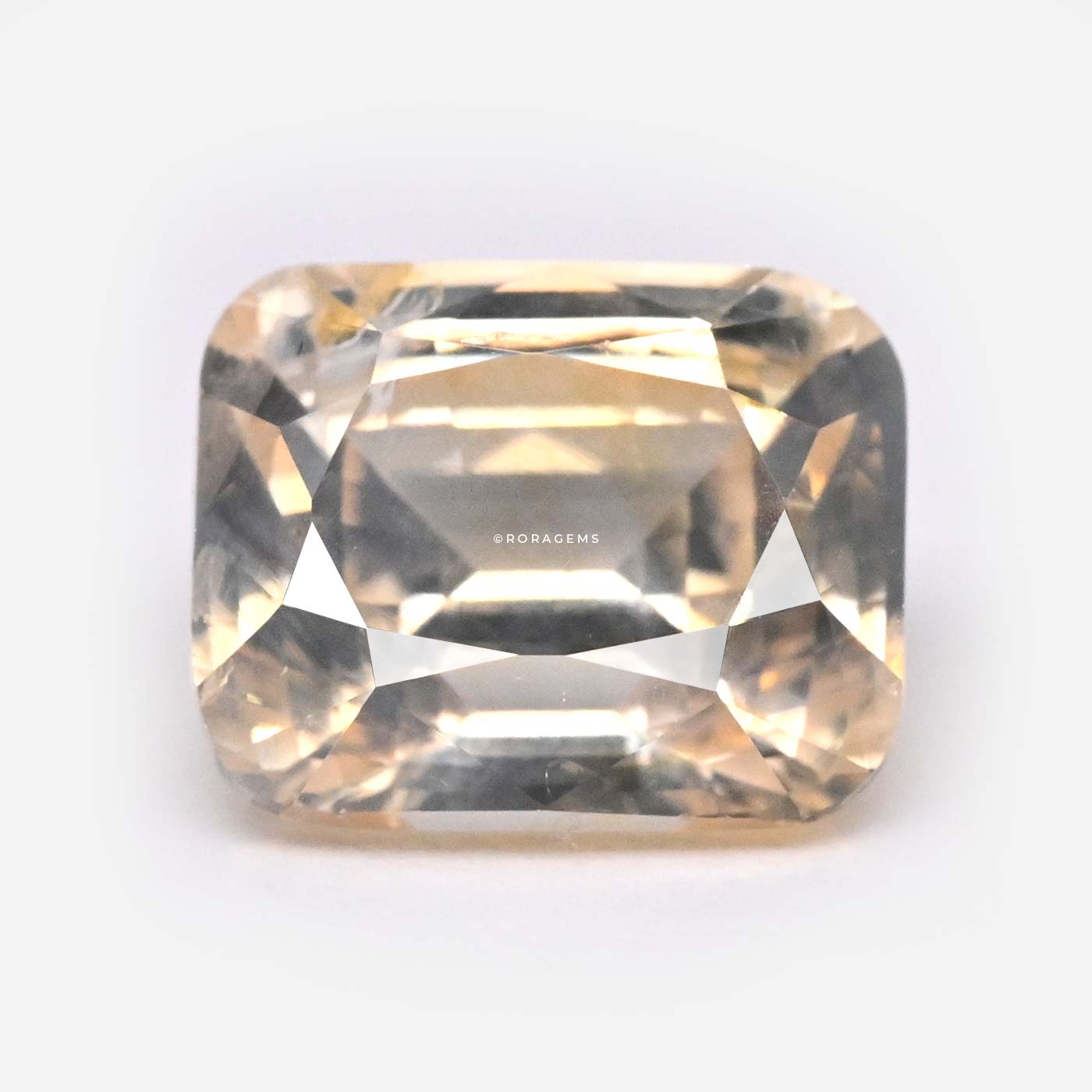 Rectangular Cushion Yellow Sapphire Jupiter Astrology Stone Natural Untreated Ceylon Sapphire