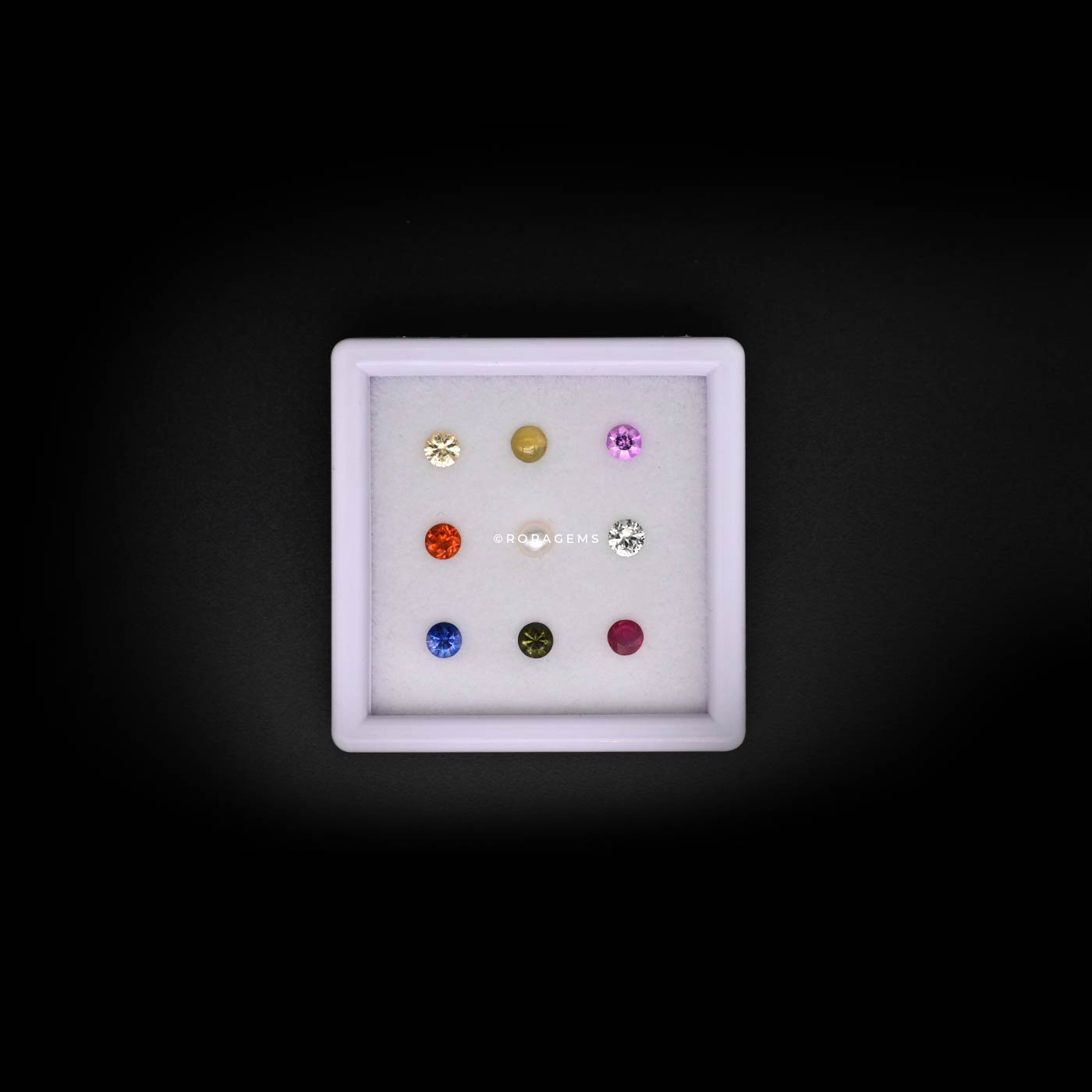 navratan custom jewelry నవరత్నాలు men women astrology gems rose gold pendant colombo sri lankan nine gemstone set