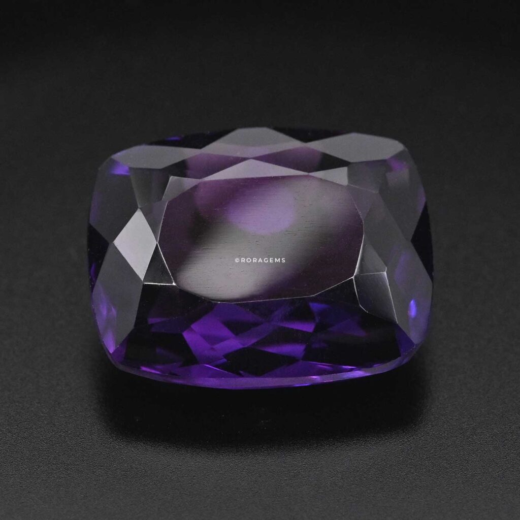 purple amethyst Améthyste gemstone for jewelry making natural treated cushion cut gem suitable for rings pendants