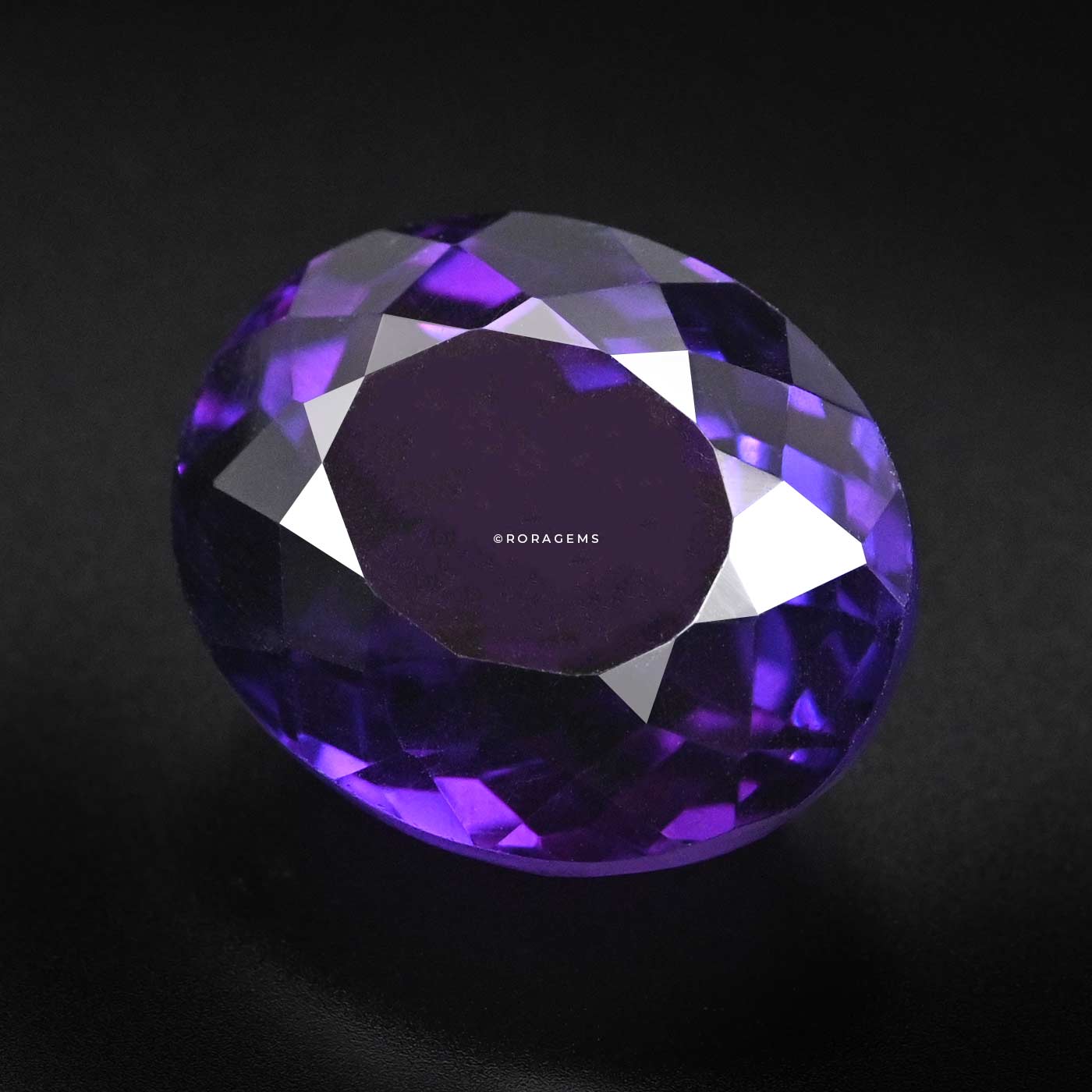 Oval ovel Amethyst 12ct Purple Quartz Oval Gemstone Loose Amethyst Amethist Ametyst Stone Available in Colombo and Worldwide