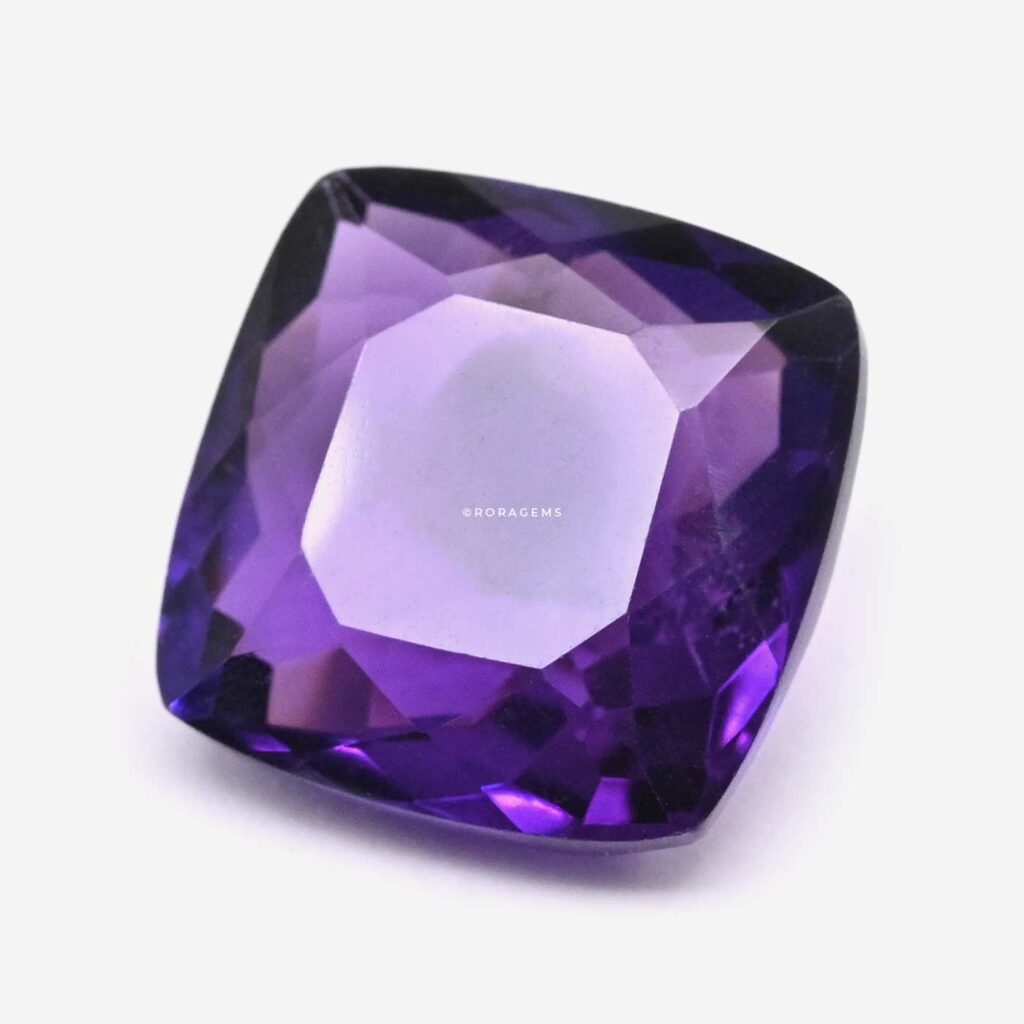 Natural ametista loose gemstone displaying vibrant violet quartz color for luxury jewelry designs
