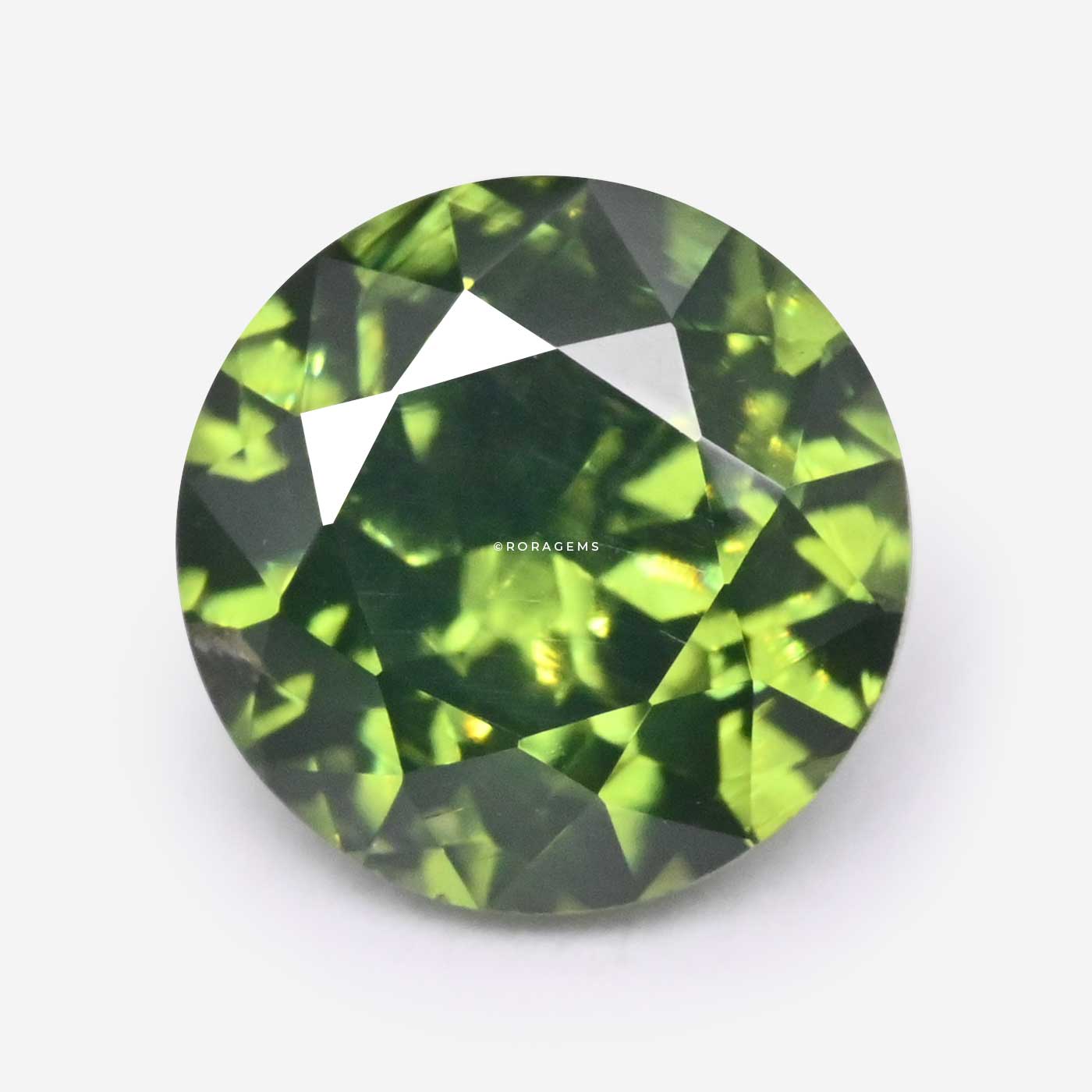 Beautiful green zircon gemstone that offers an affordable green gemstone alternative to emerald.