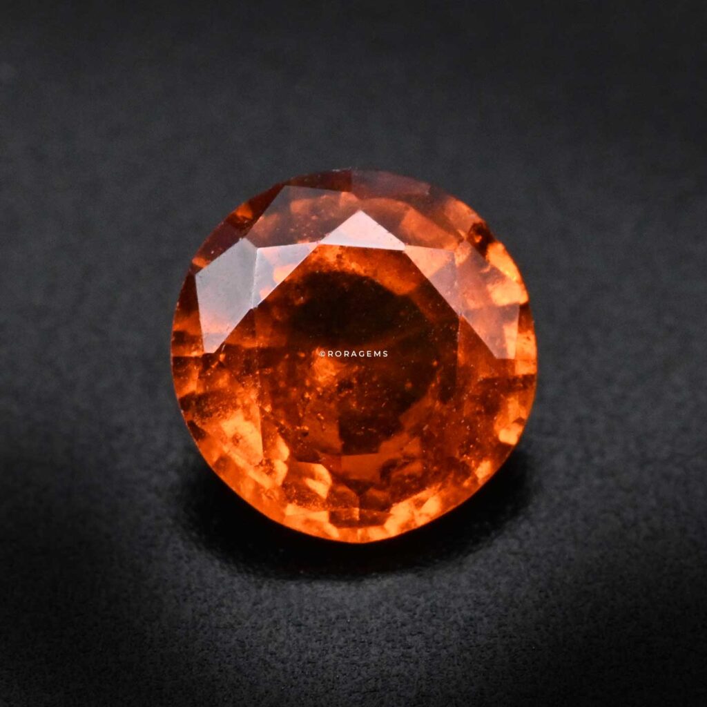 Genuine Ceylon Hessonite Garnet hassanite Cinnamon Garnet Gomed Gemstone Granat Hessonitowy