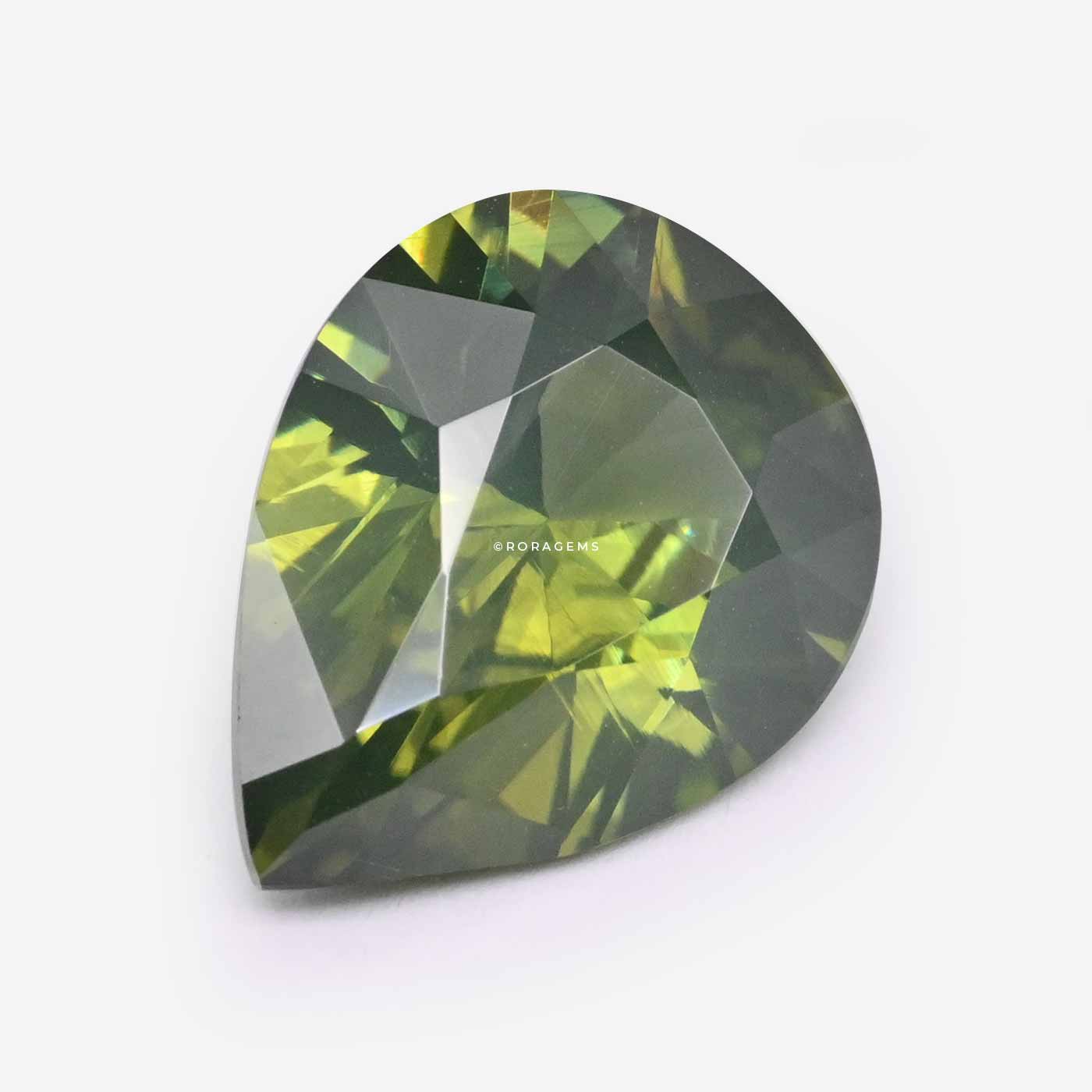 Looking for Green color affordable semi precious gemstones in borella colombo? Order online Green zircon gem stone for pendant designs