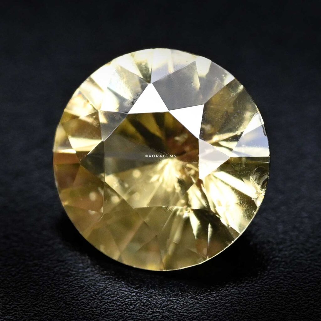 Original Ceylon Yellow Sapphire Guru Ratna Pushparagam for Vedic astrology jewellery Pokhraj available in colombo