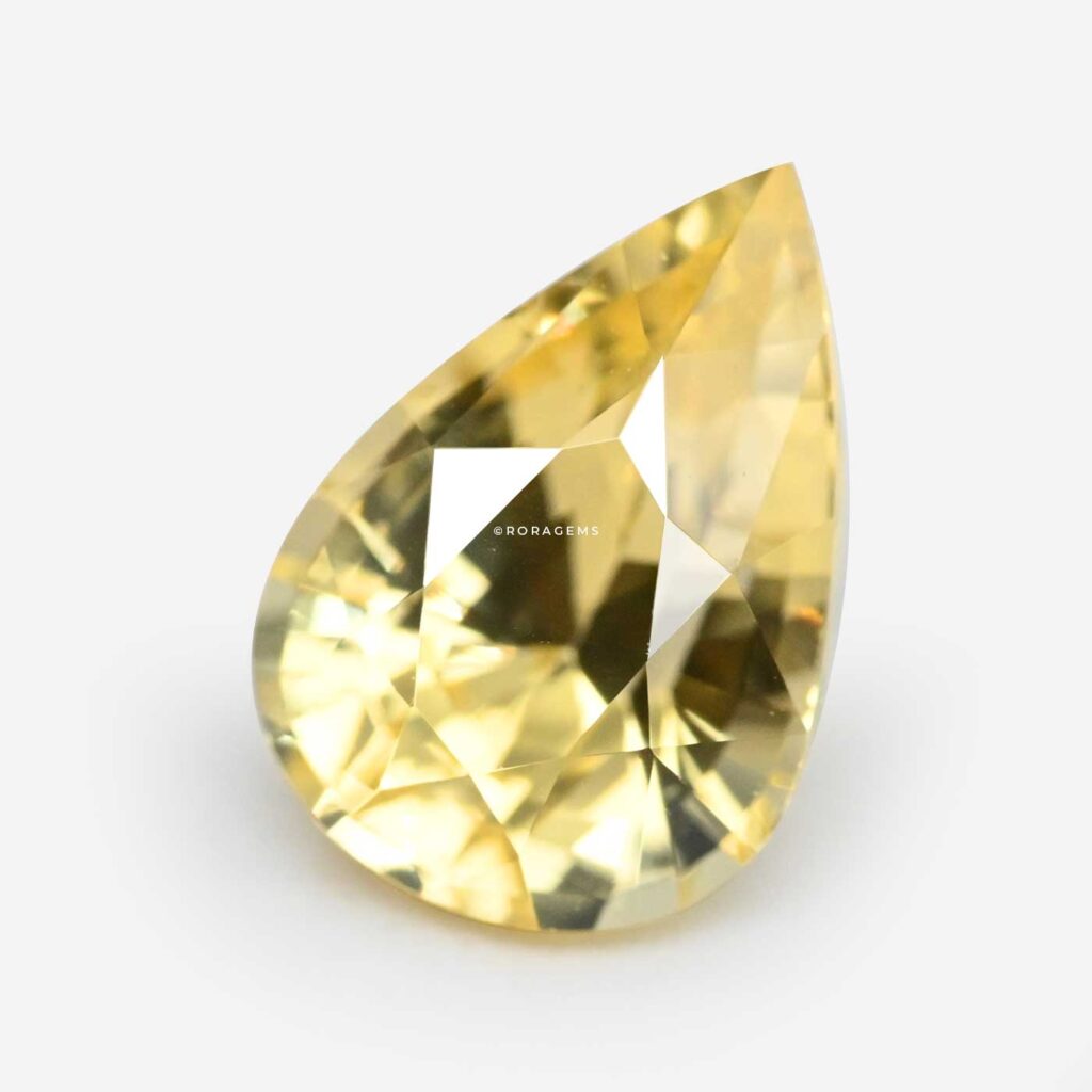 100% natural untreated unheated Ceylon yellow sapphire borella colombo Sri Lanka Ceylon Pukhraj