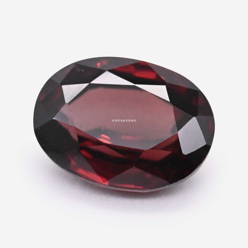 Natural red-orange zircon gemstone suitable for jewelry circón rojo natural zircone rosso naturale 天然红色锆石