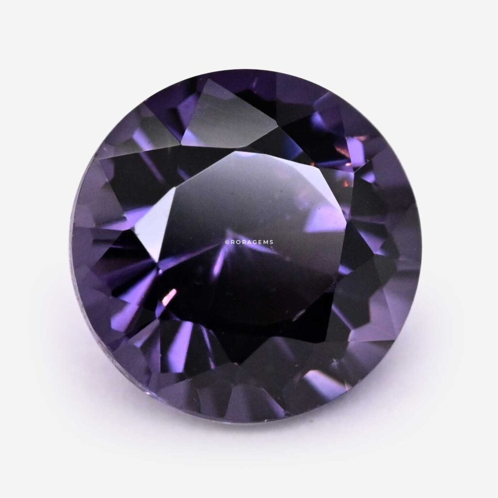 Natural 1 carat purple spinel gemstone for jewelry August birth stone violetter Spinell spinelle violet mor spinel