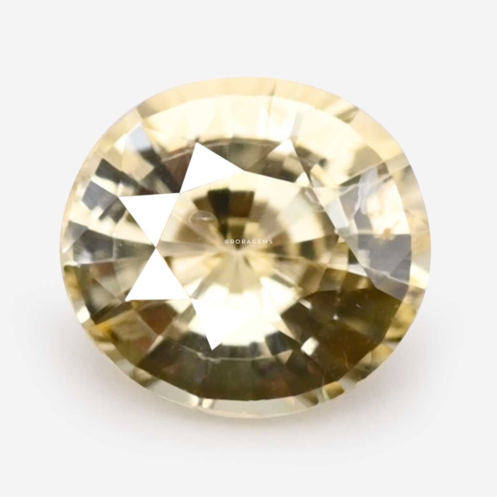 100% natural Ceylon yellow sapphire Pushparaga gemstone पुखराज रत्न Brihaspati gemstone